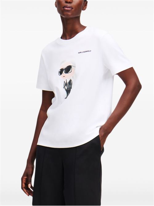 T-shirt donna maniche corte Karl Lagerfeld | A1W17130100